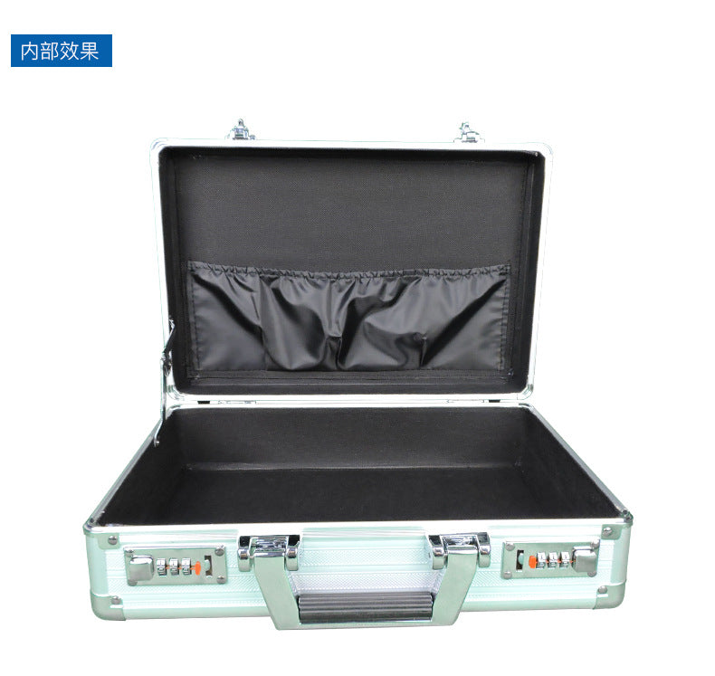 Aluminum alloy Combination lock Portable case Document storage box Data sorting Portable safe box mini money safe