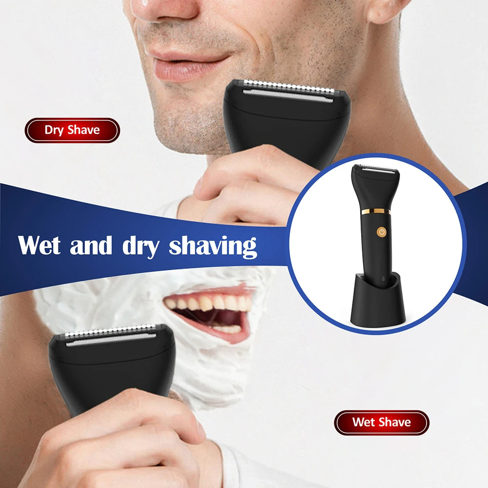 Electric Hair Trimmer Three in One for Bikini Clippers Whole Body Ball Shaver Clipper Grooming Kit Male Epilator Razor