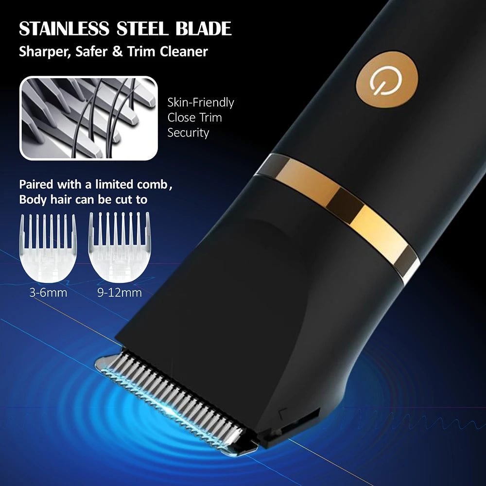 Electric Hair Trimmer Three in One for Bikini Clippers Whole Body Ball Shaver Clipper Grooming Kit Male Epilator Razor