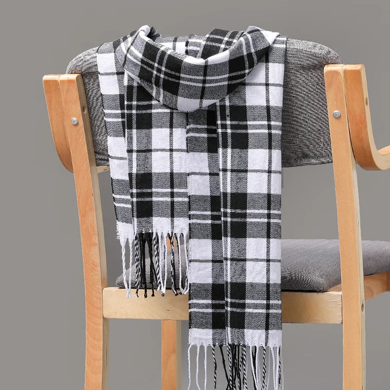 180*35cm Women Warm classic lattice Scarf Fashion Casual popular Cashmere Couple Plaid Winter Men business Unisex muffler hijab