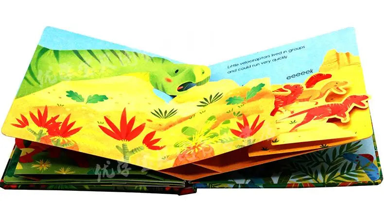 Kids Pop Up 3D Flap Picture English Books Fairy Tales Bedtime Reading Book Enlighten Learning Toys Children Gift Montessori