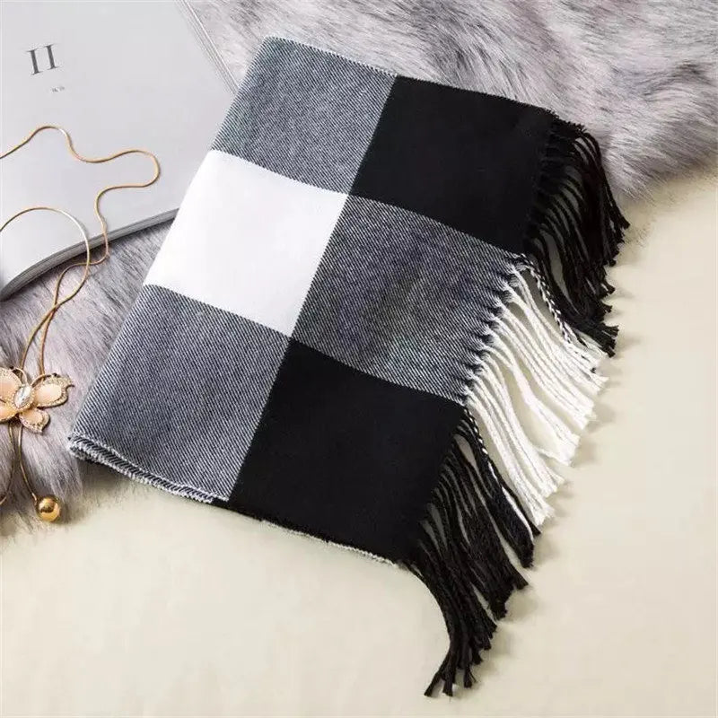 180*35cm Luxury Brand fashion classic lattice men soft scarf cashmere plaid scarves shawl UNISE wraps pashmina headband muffler