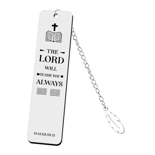 Stainless Steel Metal Leaf Pendant Bookmark Student Teacher Engraved Gift Reading Bookmark School Supplies Teacher's Day Gift