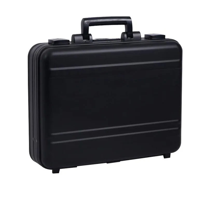 Briefcase Metal Aluminum Hard Brief Case Travel Suitcase TSA Lock Luxury Designer Laptop Computer Handbag Attache Bag