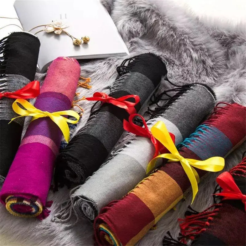 180*35cm Luxury Brand fashion classic lattice men soft scarf cashmere plaid scarves shawl UNISE wraps pashmina headband muffler