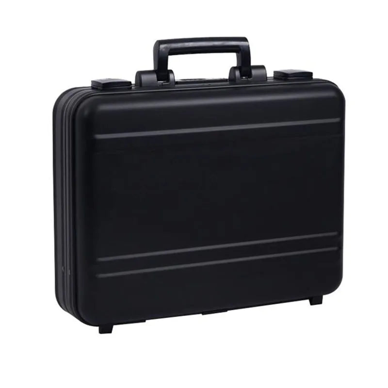 Briefcase Metal Aluminum Hard Brief Case Travel Suitcase TSA Lock Luxury Designer Laptop Computer Handbag Attache Bag