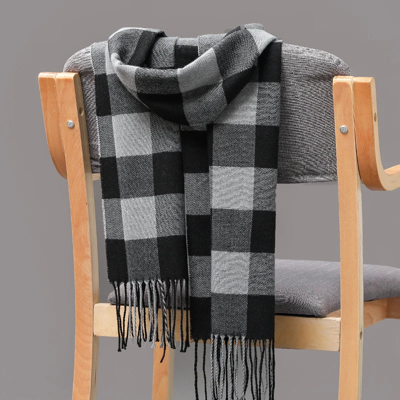 180*35cm Women Warm classic lattice Scarf Fashion Casual popular Cashmere Couple Plaid Winter Men business Unisex muffler hijab