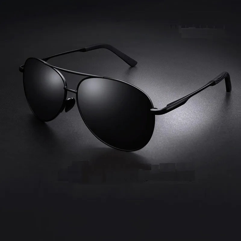 Aviation Metail Frame Polarized Sunglasses Men Color Changing Sun Glasses  Pilot Male Day Night Vision Driving