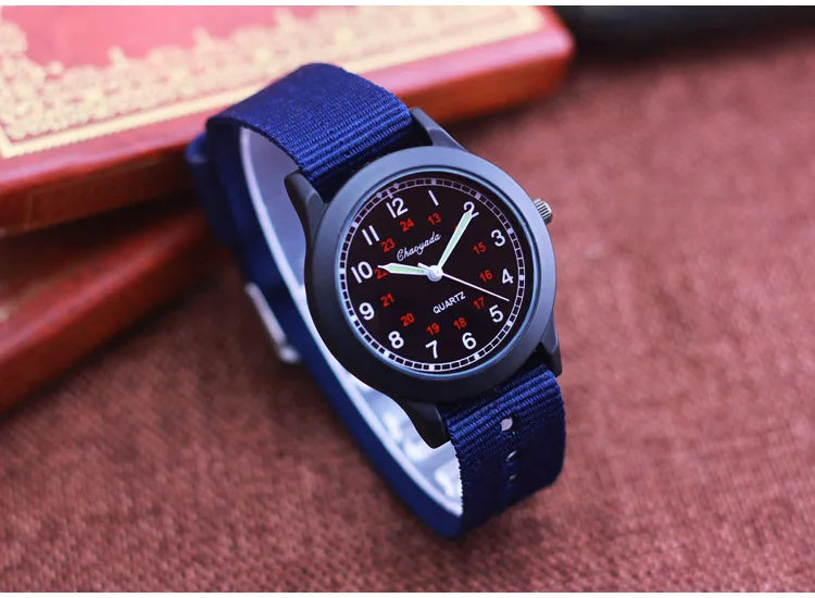 2024 CYD new famous brand men children boys girls fashion cool quartz saber watches students kids canvas electronic Wristwatches