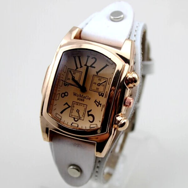 New 2020 Watches Women Fashion Ladies Watches Womage Vintage Fashion Rose Gold Square Head Quartz Watches Womens wristwatch