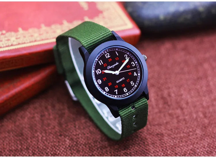 2024 CYD new famous brand men children boys girls fashion cool quartz saber watches students kids canvas electronic Wristwatches