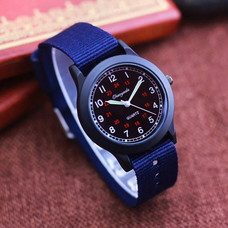 2024 CYD new famous brand men children boys girls fashion cool quartz saber watches students kids canvas electronic Wristwatches