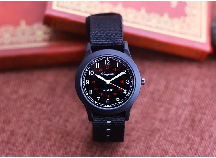 2024 CYD new famous brand men children boys girls fashion cool quartz saber watches students kids canvas electronic Wristwatches