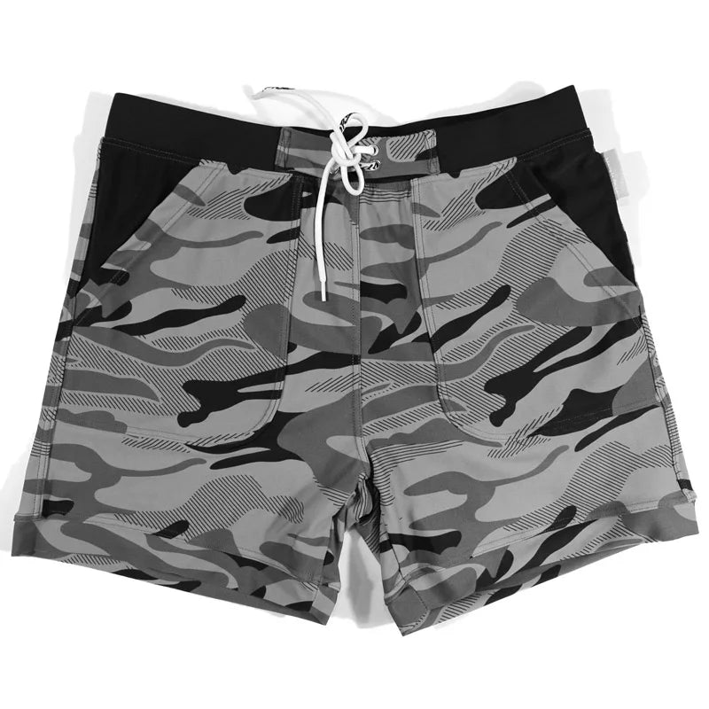 Taddlee Brand Sexy Men's Swimwear Man Plus Big Size XXL Camouflage Basic Swimming Beach Long Board Shorts Boxer Men