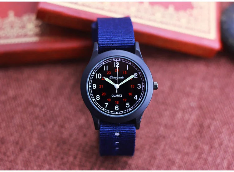 2024 CYD new famous brand men children boys girls fashion cool quartz saber watches students kids canvas electronic Wristwatches