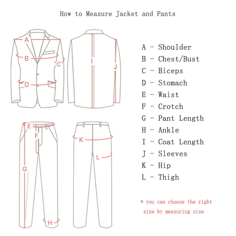 Men Business Blazers Jacket Trousers High End Wedding Party Groom Suit 2 Pieces Sets Coat Pants Dress Costume Homme