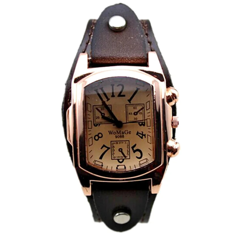 New 2020 Watches Women Fashion Ladies Watches Womage Vintage Fashion Rose Gold Square Head Quartz Watches Womens wristwatch