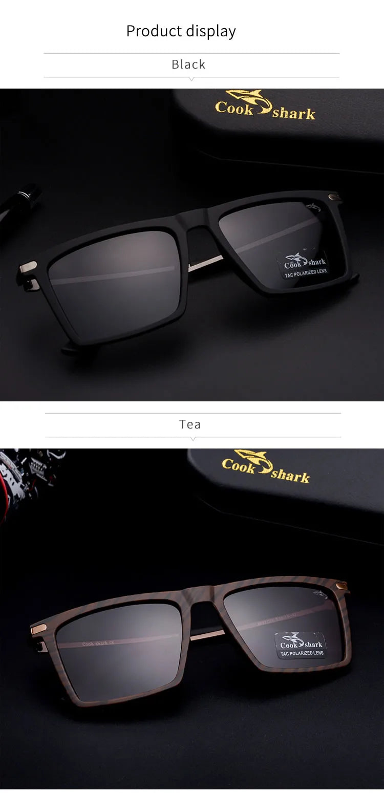 Cookshark sunglasses men polarized net red sunglasses women personality tide driving glasses