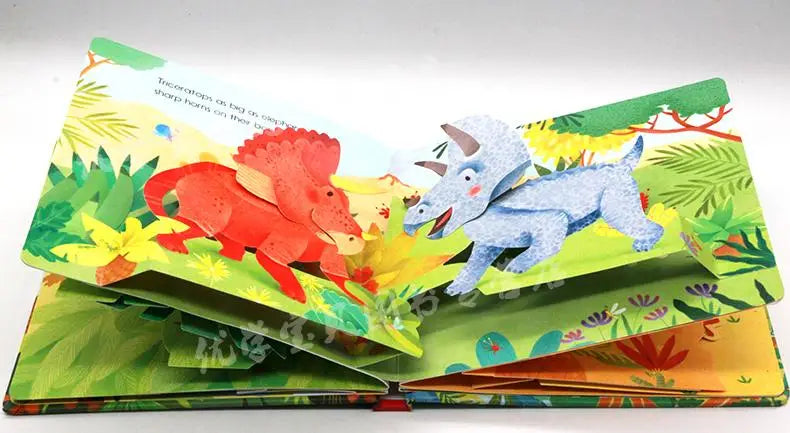 Kids Pop Up 3D Flap Picture English Books Fairy Tales Bedtime Reading Book Enlighten Learning Toys Children Gift Montessori