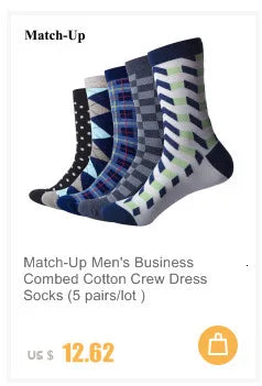 Match-Up Men's sport crew terry socks athletic socks (6 PAIRS)