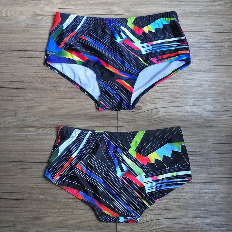 Men Swimwear Swim Boxers Board Shorts Surfing Bikini Brazilian Cut Bathing Water Sports Trunks Beach Underwear