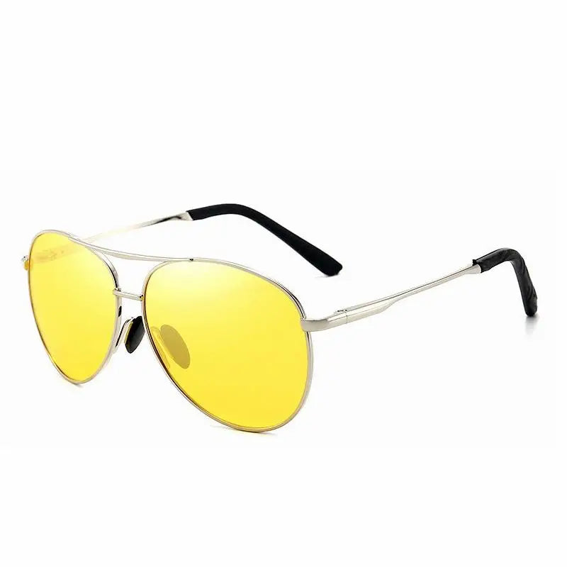 Aviation Metail Frame Polarized Sunglasses Men Color Changing Sun Glasses  Pilot Male Day Night Vision Driving