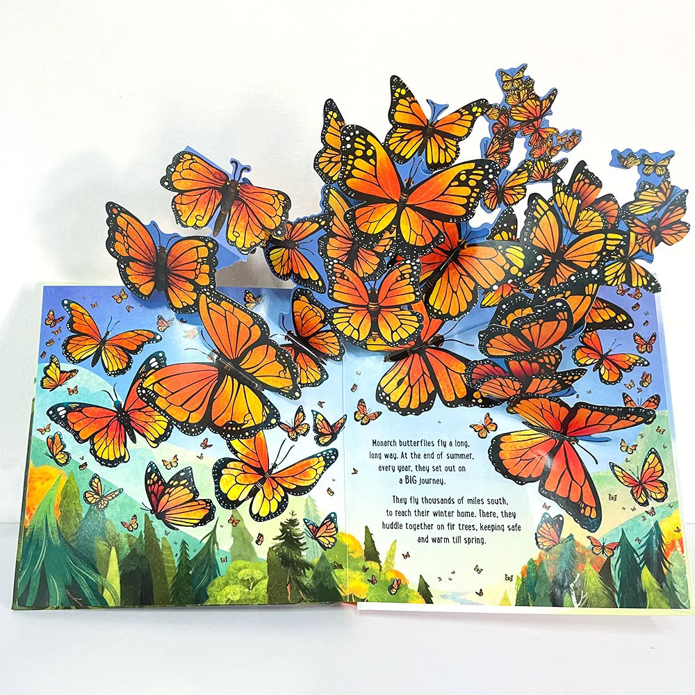 Kids Pop Up 3D Flap Picture English Books Fairy Tales Bedtime Reading Book Enlighten Learning Toys Children Gift Montessori