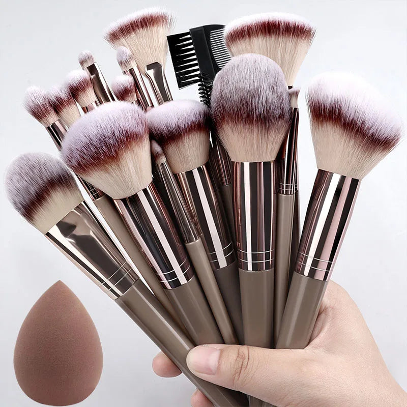 Professional 3-20Pcs Makeup Brush Set Super soft detail Blush highlighter Foundation Concealer Eyeshadow Brush Women Beauty Tool