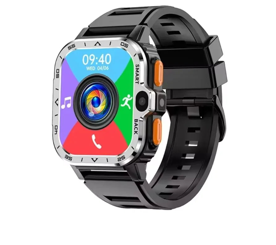 New 5G Sim Card Small mobile phone Smart Watch HD Dual Camera 64GB/16GB ROM NFC GPS WiFi Waterproof Google Play Smart Bracelet