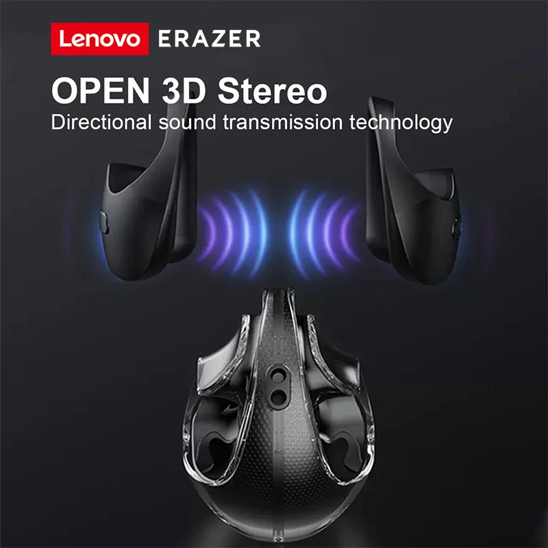 Lenovo ERAZER X15 PRO OWS Bluetooth 5.4 Earphones With Mic Noise Reduction Sports Headsets HiFi Bass Stereo Earbuds Headphones