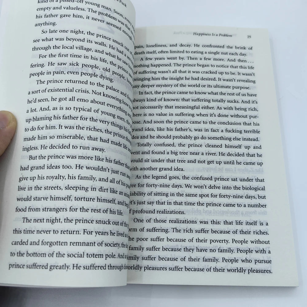 The Subtle Art of Not Giving A F*C,Reshape Happiness,how To Live As You Want By Mark Manson Self Management Stress Relief Book