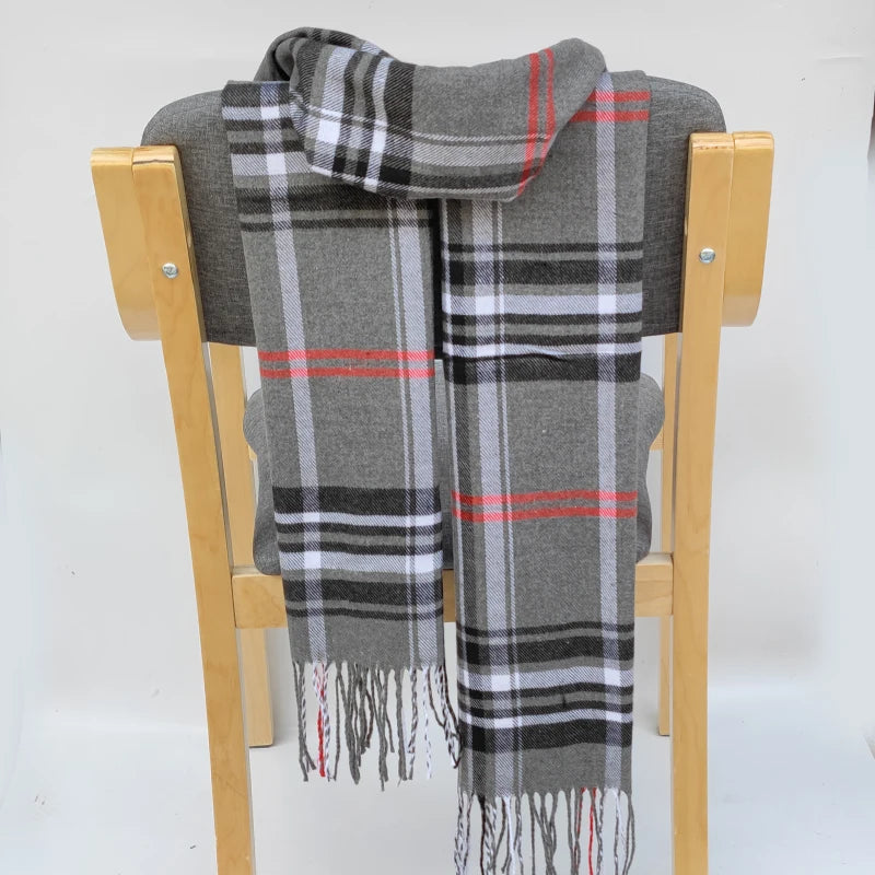 180*35cm Luxury Brand fashion classic lattice men soft scarf cashmere plaid scarves shawl UNISE wraps pashmina headband muffler