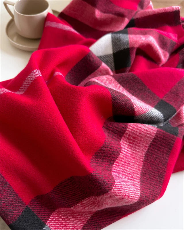 65*200cm Fashion Luxury Brand Women Scarf Cashmere Shawl Winter Warm Outdoor Pashmina Scarves Wrap Lady Decorate Neckerchief