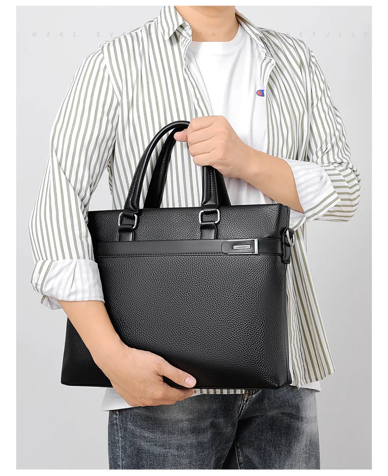 Brand High Quality Men's Casual briefcase Business Messenger Handbags Men Bags sac a main pour hommes Luxury Designer