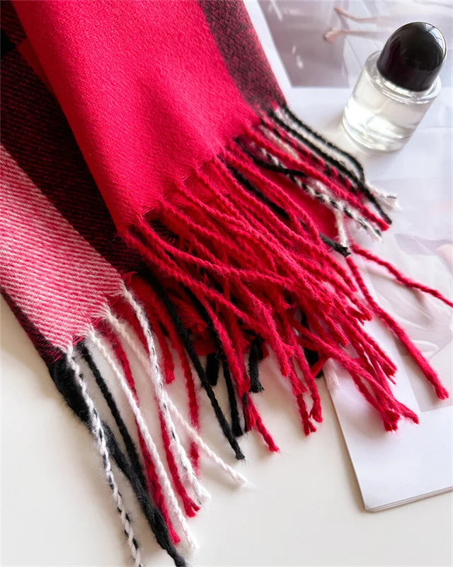 65*200cm Fashion Luxury Brand Women Scarf Cashmere Shawl Winter Warm Outdoor Pashmina Scarves Wrap Lady Decorate Neckerchief