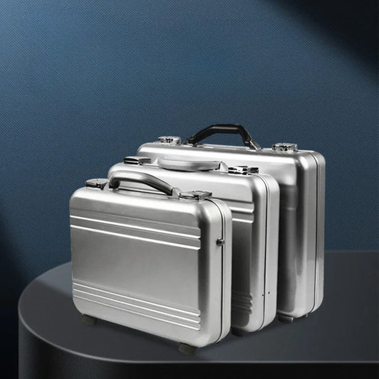 High quality aluminum alloy suitcase, business document box, computer bag, equipment toolbox, money, safe , instrument box