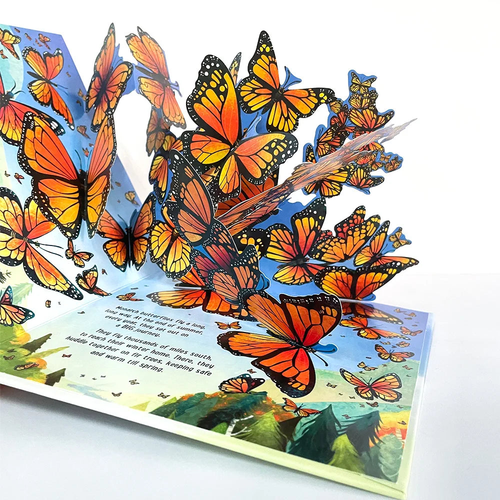 Kids Pop Up 3D Flap Picture English Books Fairy Tales Bedtime Reading Book Enlighten Learning Toys Children Gift Montessori