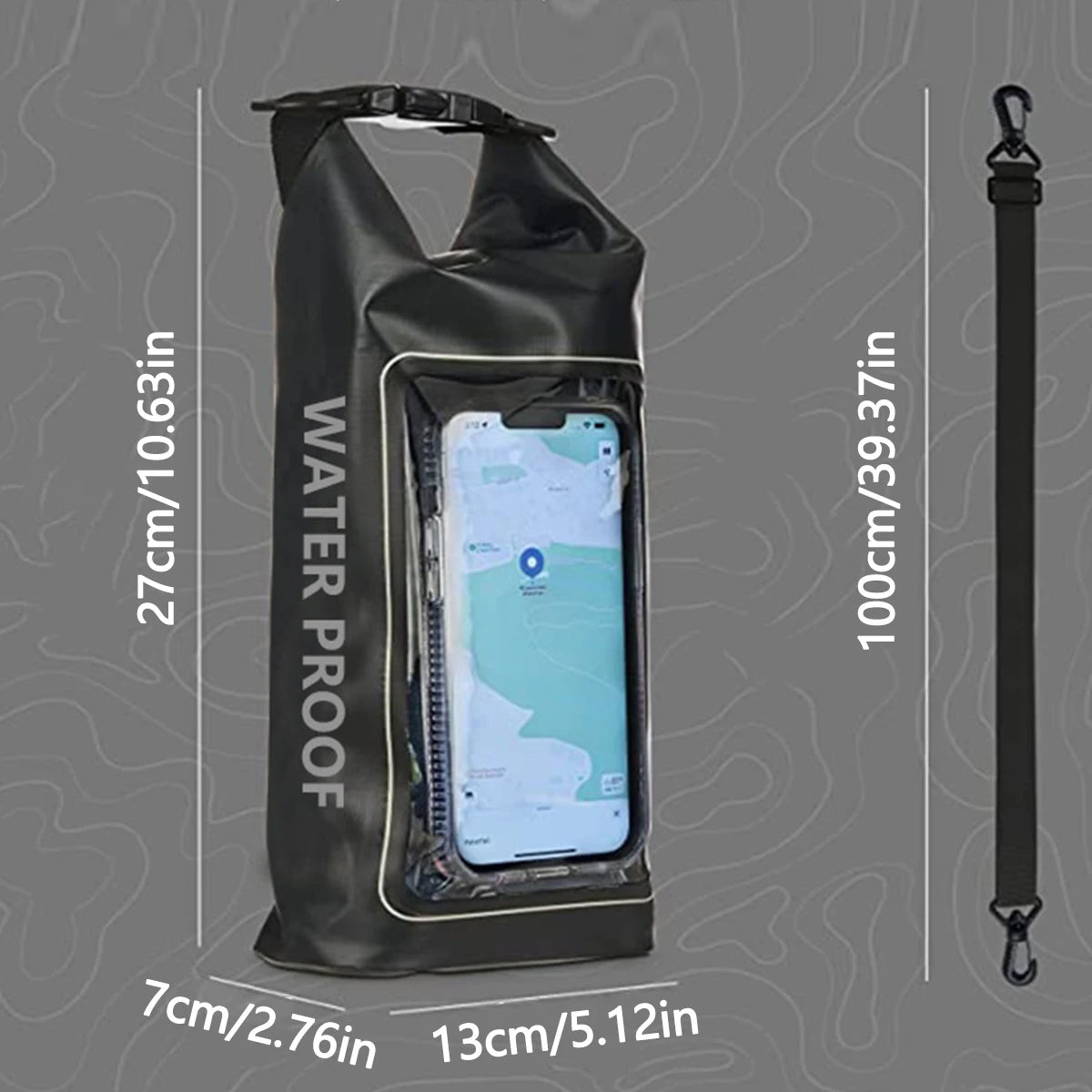 2L Dry Bag Touch Screen Waterproof Bags For Trekking Drifting Rafting Surfing kayak Outdoor Sports Bags .-zmt