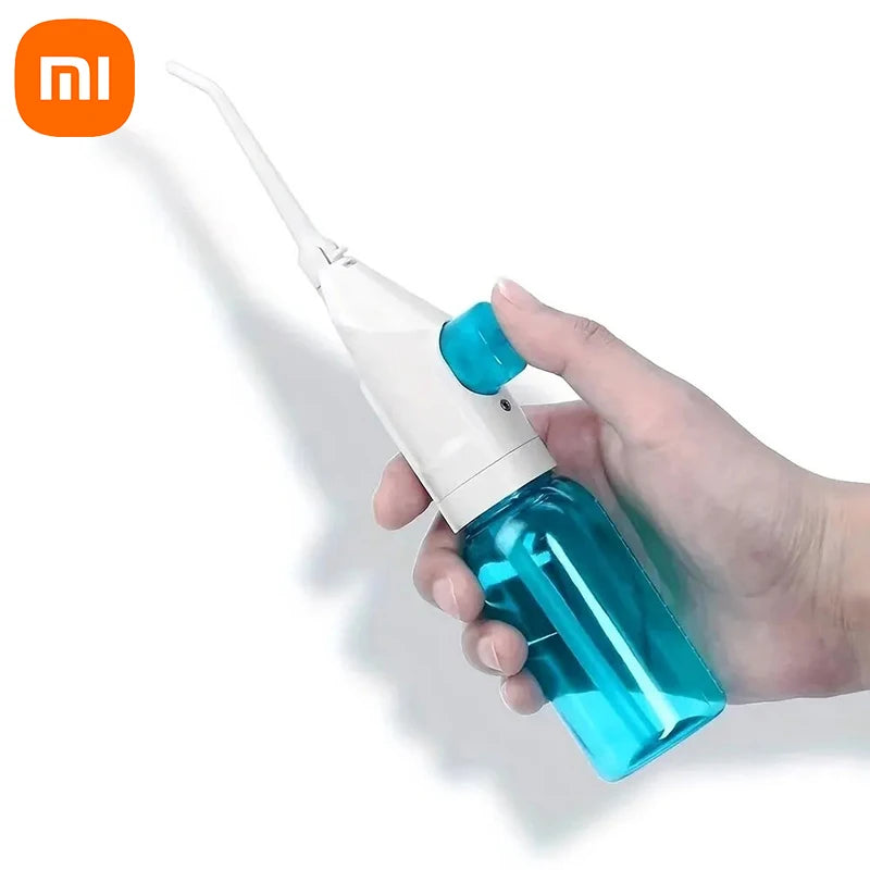 Xiaomi High Pressure Oral Irrigator Household Portable Teeth Clean Water Dental Floss Manual High Pressure Water Toothpick New