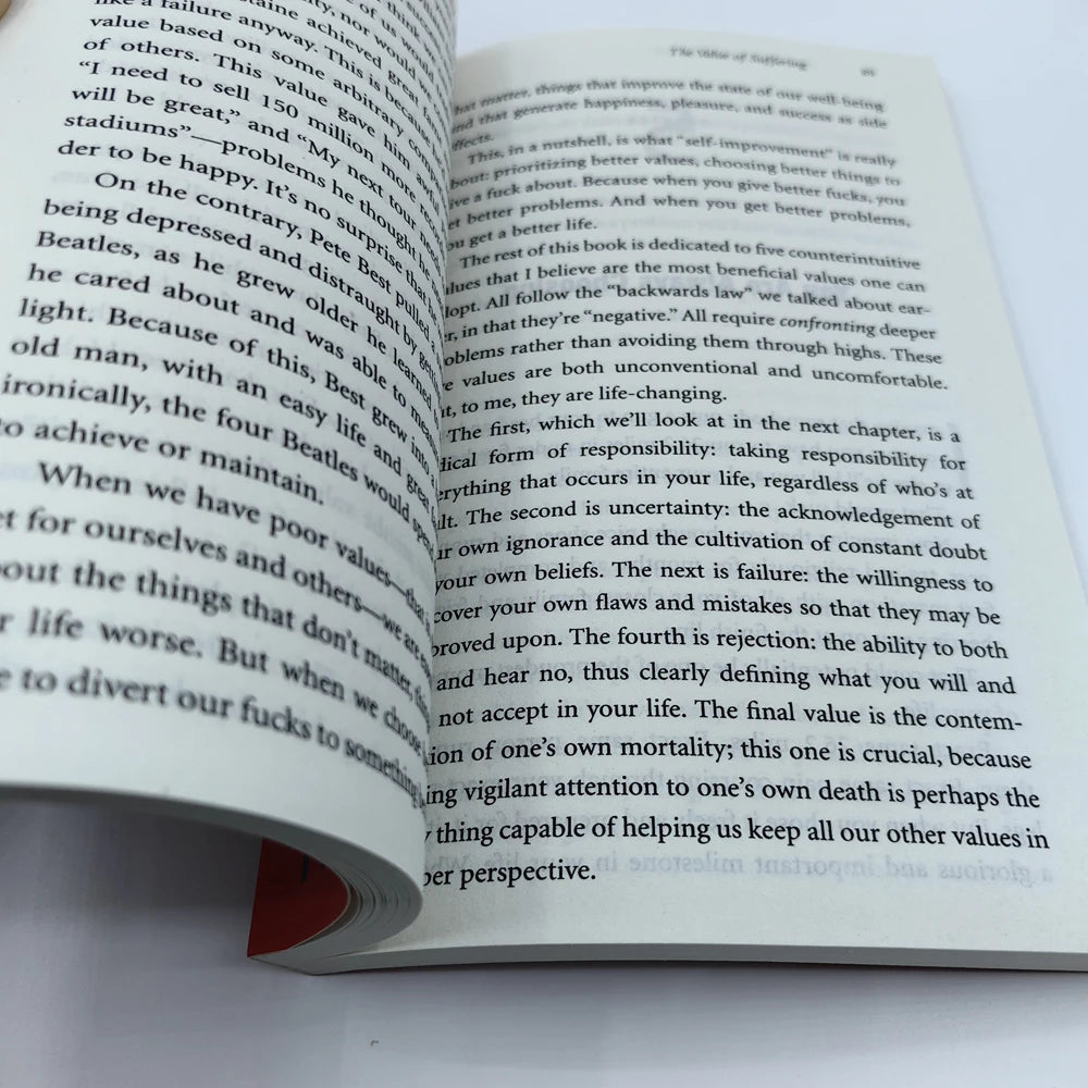 The Subtle Art of Not Giving A F*C,Reshape Happiness,how To Live As You Want By Mark Manson Self Management Stress Relief Book