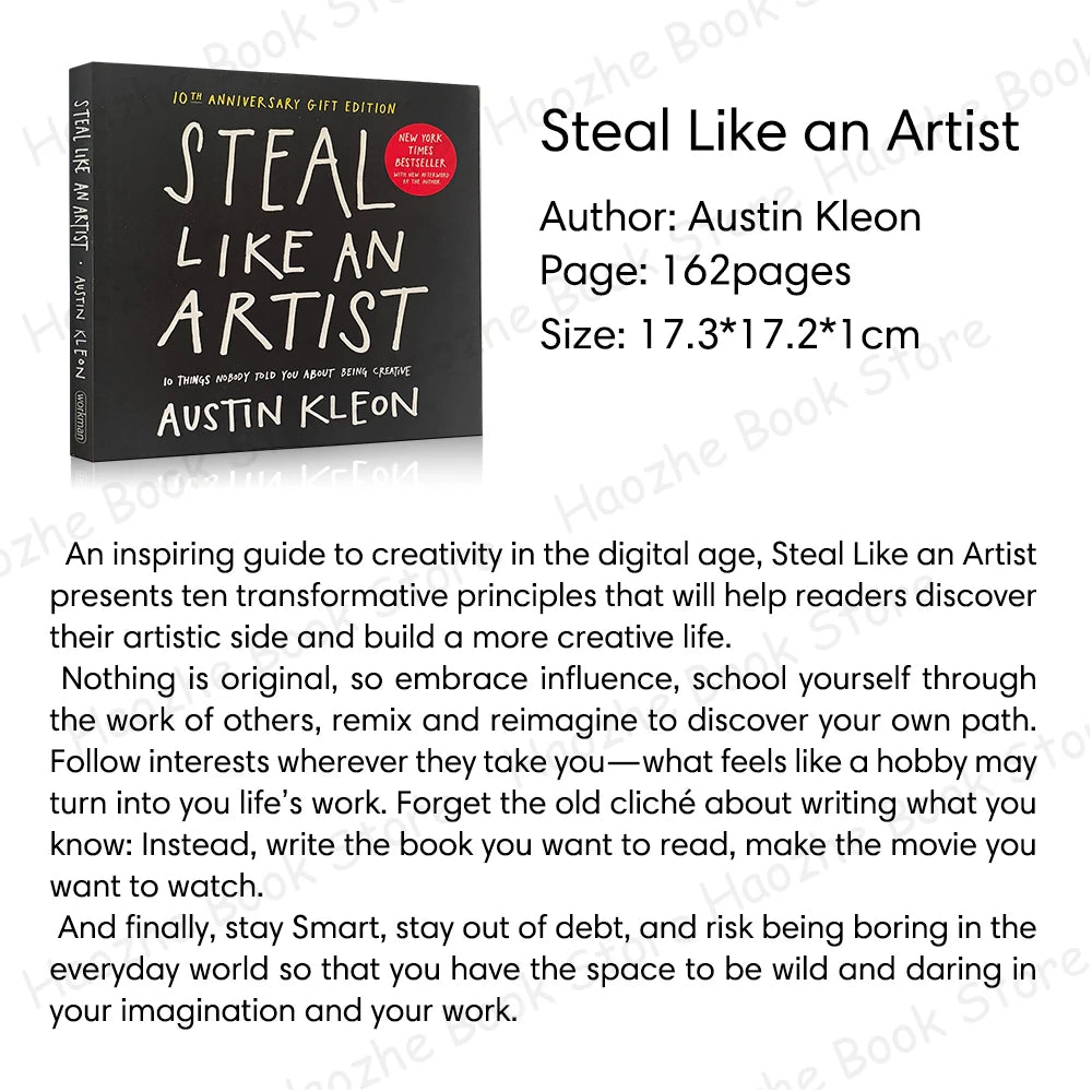 Steal Like an Artist: 10 Things Nobody Told You About Being Creative Popular Psychology Creativity & Genius English Book