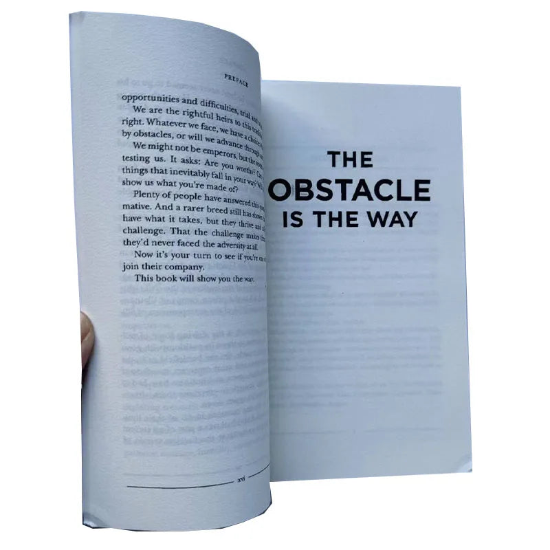 The Obstacle Is The Way The Ancient Art of Turning Adversity To Advantage By Ryan Holiday in English Paper Book