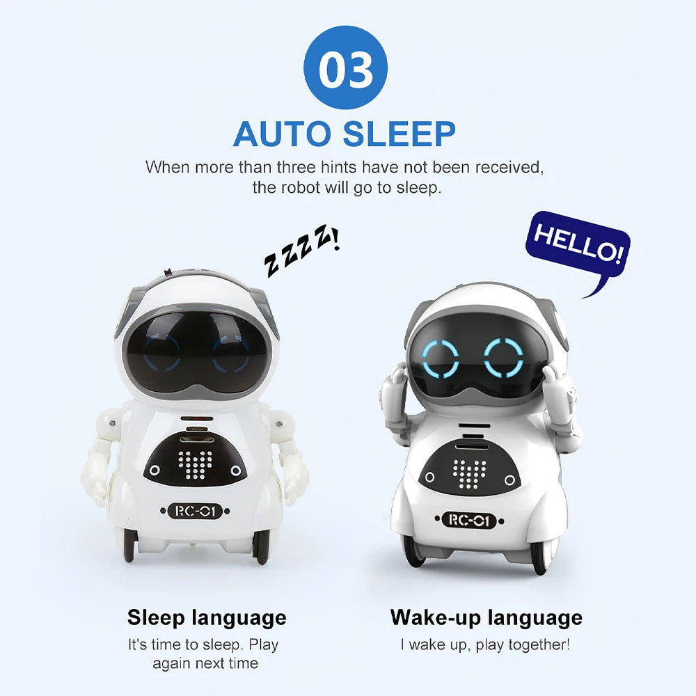 Children's Robot Can Talk Interactive Dialogue Voice Recognition Recording Singing and Dancing Storytelling Mini Smart Robot Toy