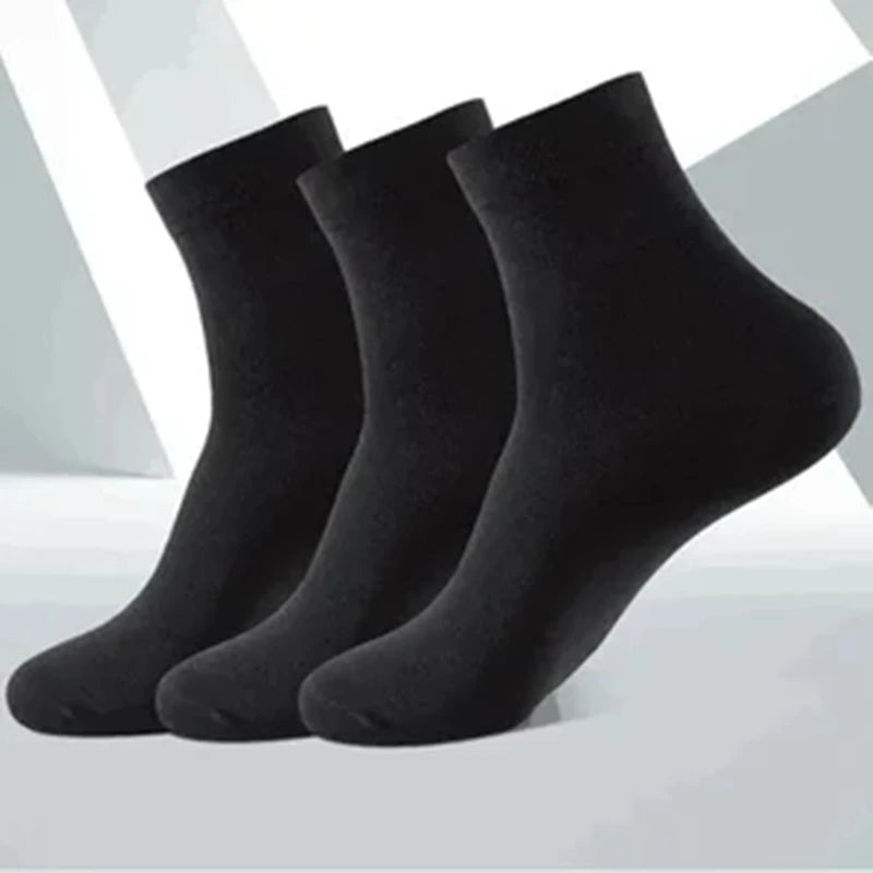 5 Pairs Of Men's Socks, Autumn And Winter Vintage Fun Fashion Athletic Socks, Sports Trend Socks