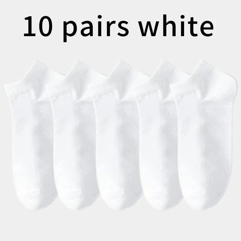 5 Pairs Of Men's Socks, Autumn And Winter Vintage Fun Fashion Athletic Socks, Sports Trend Socks