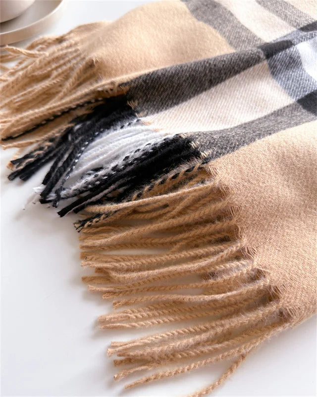 65*200cm Fashion Luxury Brand Women Scarf Cashmere Shawl Winter Warm Outdoor Pashmina Scarves Wrap Lady Decorate Neckerchief