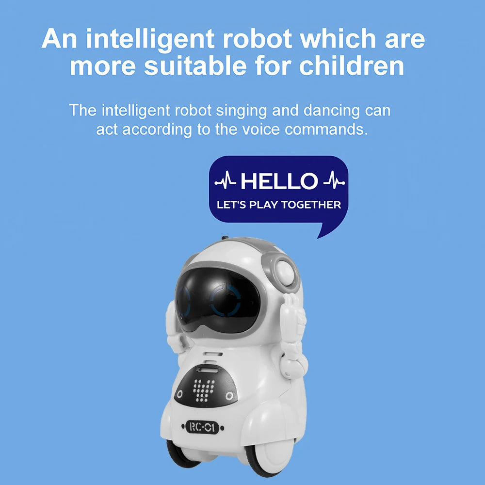 Children's Robot Can Talk Interactive Dialogue Voice Recognition Recording Singing and Dancing Storytelling Mini Smart Robot Toy