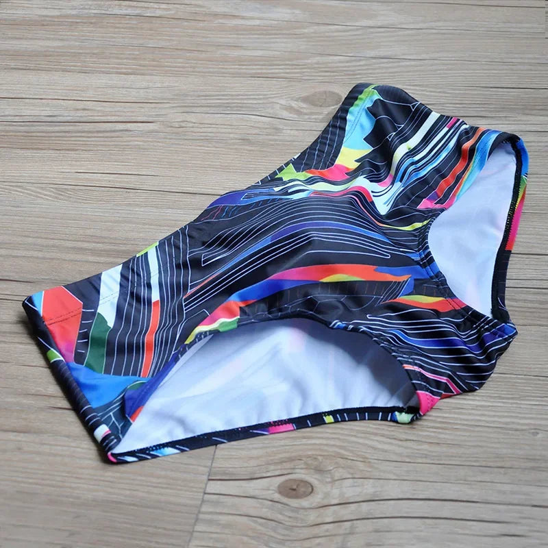 Men Swimwear Swim Boxers Board Shorts Surfing Bikini Brazilian Cut Bathing Water Sports Trunks Beach Underwear