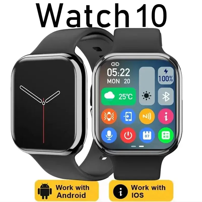 Watch 9 Smart Watch Men Body Temperature BT Call NFC Always on Display GPS Sport Watches Women Smartwatch For Apple Android