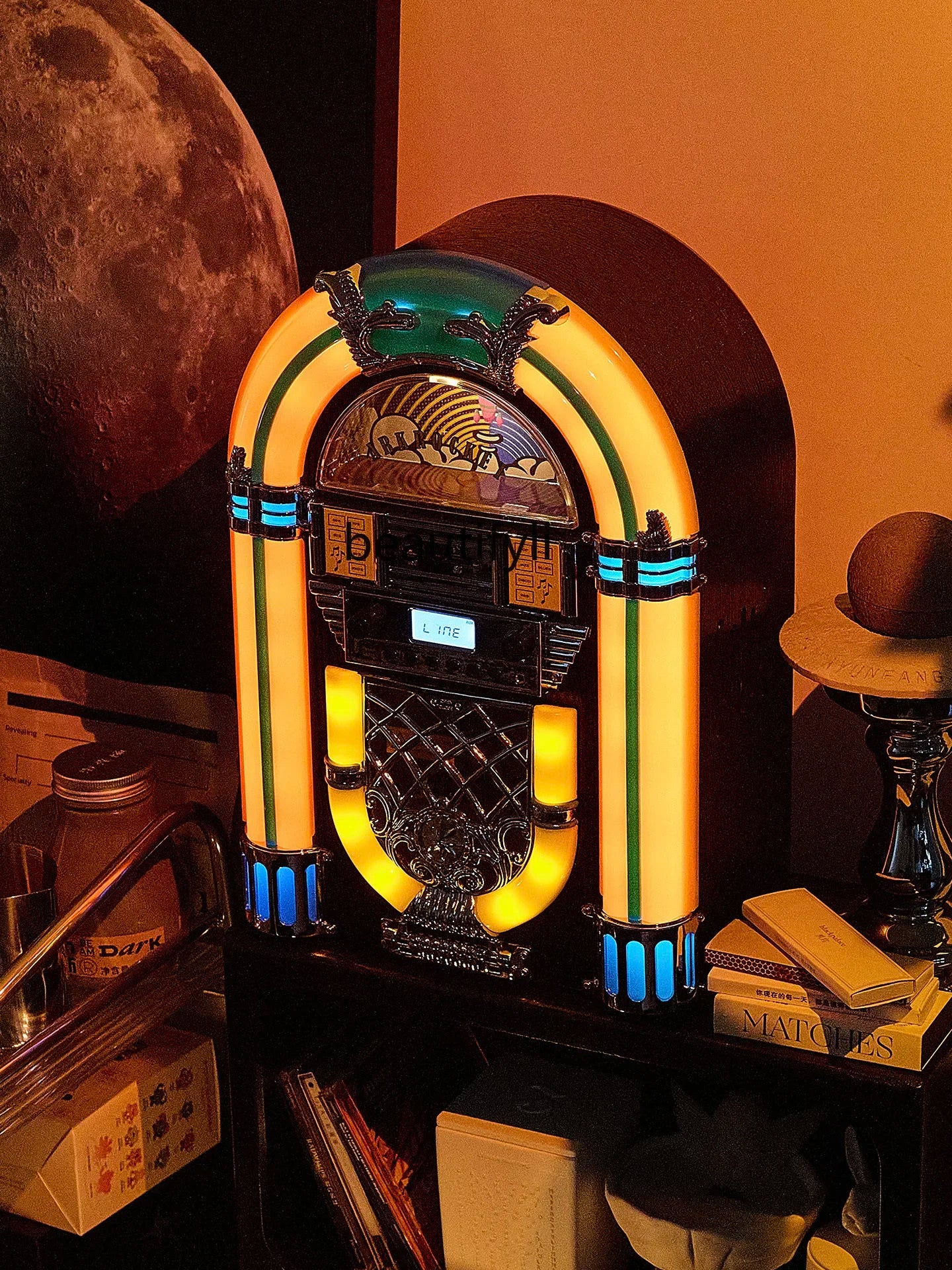 Retro CD player Bluetooth jukebox home mini desktop stereo